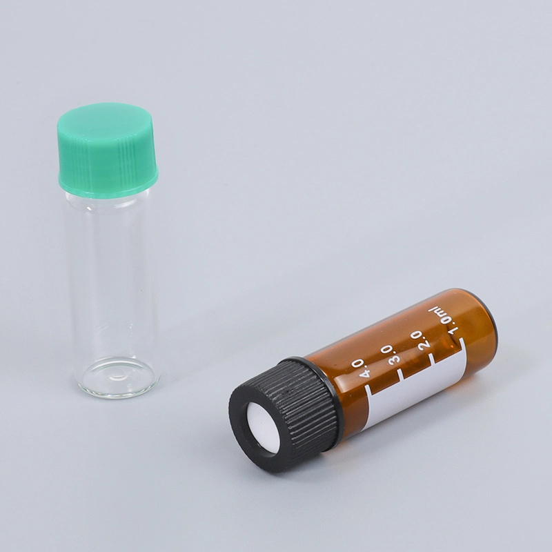 Factory 5ml Clear Sample Label Bottle Amber Glass Vial