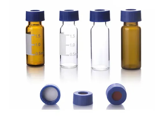 20-mm-Bördelkappe aus Aluminium und Septa aus natürlichem PTFE/weißem Silikon für 6-ml-GC-Bördel-Headspace-Fläschchen